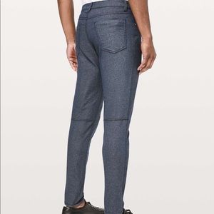 Mens lululemon ABC Navy Skinny Pant 32x34”
